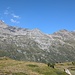 Ausblick vom Passo del Scengio; oder genauer gesagt vom Grenzstein 11A.