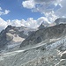 Gabelhorngrat (nicht der ganze) von der Hütte aus gesehen