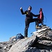 Gipfelglück auf dem Piz Forbesch (3161,8m).<br /><br />Der Piz Forbesch wurde am 21.5.1893 erstmals durch Valentin Fynn, Walter Gröbli und Christian Klucker bestiegen.