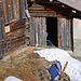 Foto vom ersten Besteigungsversuch 24./25.4.2021:<br /><br />Übernachtet hatte ich in einer offenen Schäune auf dem Alpweiler Arnoz (2021m).