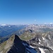Centrale-Gipfel: Blick nach Südwesten, im Vordergrund das Tritthorn ..