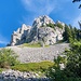 bei P. 1602: Hochblick zur eindrücklichen Südflanke Böli ...