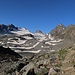 Vue vers l'ouest en montant au col de Prafleuri