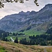 Die Schwägalp am frühen Morgen. Die Sonne kam erst später über den Hüenerberggrat