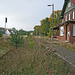 Niedergangsstimmung am Gleis 1 in Rhinow.