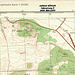 Ausschnitt aus der Topographischen Karte DDR 1:25’000, Blatt N-33-109-D-d Kleßen mit dem Gollenberg und dem zu seinen Füssen gelegenen Segelflugplatz (SFlPl).<br />Bis zur Wende waren diese Karten der Öffentlichkeit nicht zugänglich, erst danach wurde der «Geheimhaltungsgrad aufgehoben» und die Karten konnten (mit teils abenteuerlich langen Laufzeiten) auch von Privatpersonen beschafft werden. Die Hintergründe habe ich in <a href="https://www.hikr.org/tour/post179346.html">diesem Bericht</a> vom Sommer 2023 erläutert.