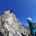 Sur l'arête SE. "J'vois la croix !"