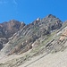 Rückblick zum Schwarzachspitz bei der Querung zum Südlichen Rotenmannkopf.