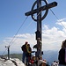 Wir waren nicht die einzigen am Gipfel des Hochiss