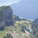 Tiefblick zum Gschöllkopf und einem Speicherbecken