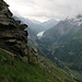 Premier aperçu du val de Bagnes et du lac de Mauvoisin