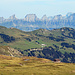 Rückblick zur Spitzmeilenhütte hinunter