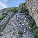 Typisches Kletterweg-Gelände. Die Route wechselt sich kurzweilig mit Gehgelände ab.