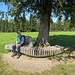 Mit schöner Sitzbank.<br /><br />
