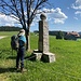 Denkmal zum Gedenken an eine Grossveranstaltung in den 1980ern zum Waldsterben, bei Holzletz.<br /><br />