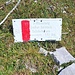 altes Schild am Stiftensteig vom FVV Zirl