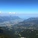 Blick übers Rhônetal zum Genfersee