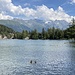 Abkühlung im Lac de Champex