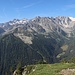 Beim Aufstieg erfreuen die wilden Gipfel der östlichen Mont-Blanc-Gruppe das Auge.