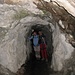 Ivan e Francesco all'uscita del primo tunnel