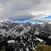 Der Säntis mit der nördlichen Alpsteinkette unter einer Föhnwolke