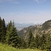 Blick  vom Ahornsattel Richtung Füssen
