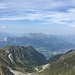 Sicht vom Schwarzhorn in Richtung Mittagspitz und Aliverkette