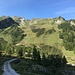 Bärawang. Über diese Wiese sollte ich später absteigen.