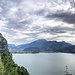 Aussicht von der Pregasinestraße, links Cima Capi?