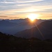 Sonnenaufgang auf der Capanna Campo Tencia