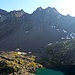 Der komplette Grat vom Lago di Morghirolo aus gesehen