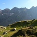 Blick von den Cassine Lei di Cima auf den Cresta Tre Corni