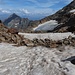Altschneereste unter der Bocchetta di Crozlina