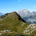Aufstieg vom Bärenboden zum Gufelstock<br />Blick nach Westen zum Vrenelisgrätli