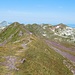 Gufelstock (2436 m)<br />Blick über den Grat nach Nordwesten