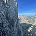 Seitenblick in die mächtige Westwand