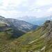Aufstieg zur Leglerhütte<br />Blick nach Westen
