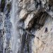 Schleierwasserfälle mit Kletterer