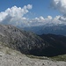 Der wunderbare Blick von der Hütte in die nördliche und östliche Latemargruppe