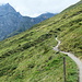 und die lange Querung auf dem Weg zur Rotstockhütte