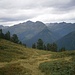 Blick zu Pfannseekopf, Gaflunakopf, Gstanskopf, Stubener Albonakopf und Maroiköpfen