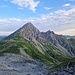 Rückblick zur Hütte und zur Oberstdorfer Hammerspitze