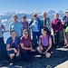 Gruppenfoto auf dem Brienzer Rothorn