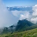 stets aufziehende Wolken - schmälern hier die Sicht zum Brienzersee