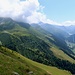Vue sur le val d'Entremont depuis Le Coeur