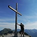 Am Gipfel des Westlichen Wengenkopfes.