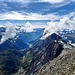 Tiefblick bis nach Innertkirchen im bernischen.
