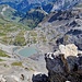 Tiefblick vom Tierihöri, ins Üschenental mitTälliseewli.