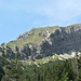 Blick vom Jägerpfad/-steig auf den Ostgrat der Kreuzspitze