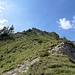 Der weiterer Aufstieg am Ostgrat der Kreuzspitze